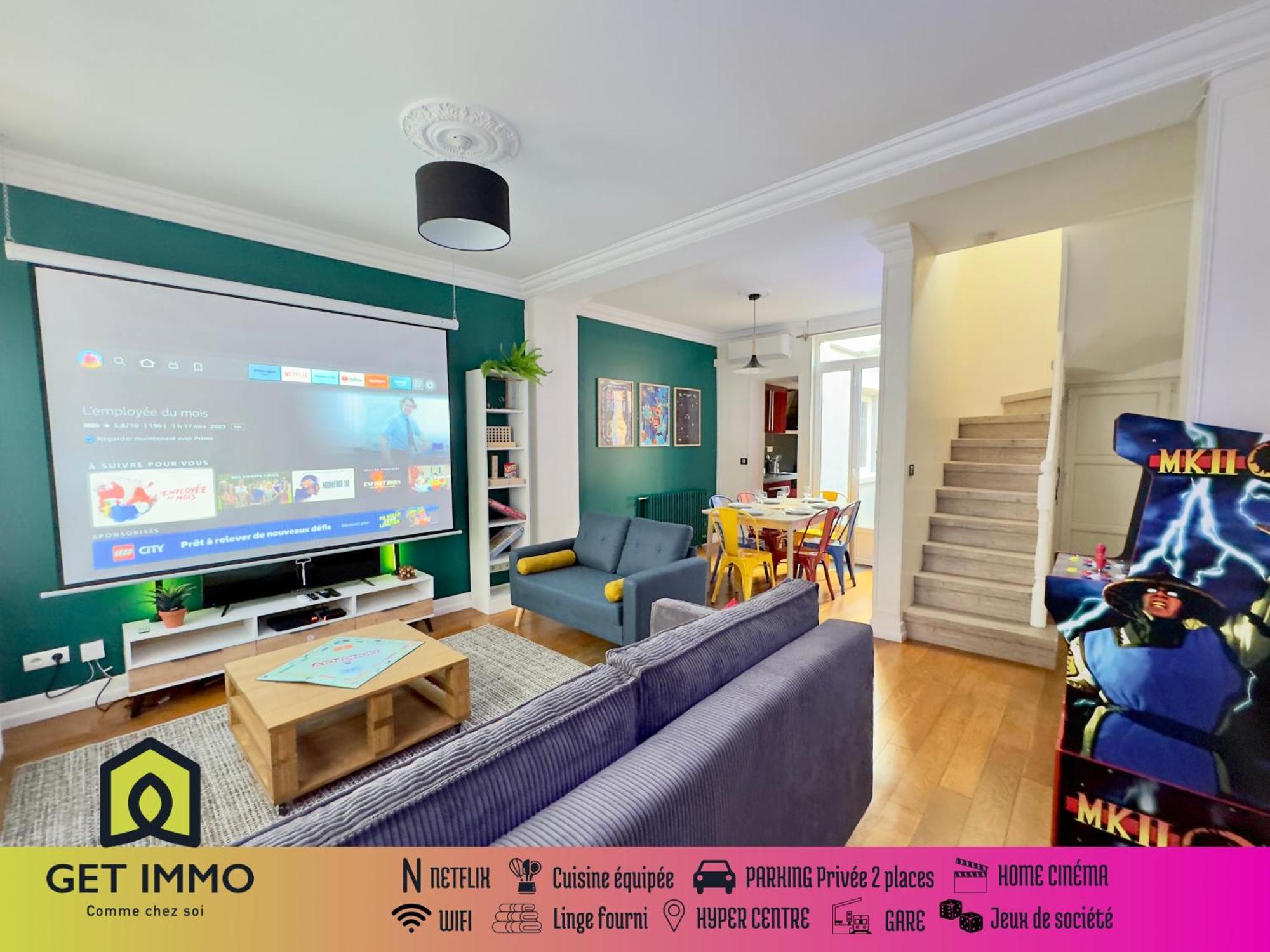 Maison 3Ch - Cinema - Game Room - Parking - Gare อาเมียงส์ ภายนอก รูปภาพ
