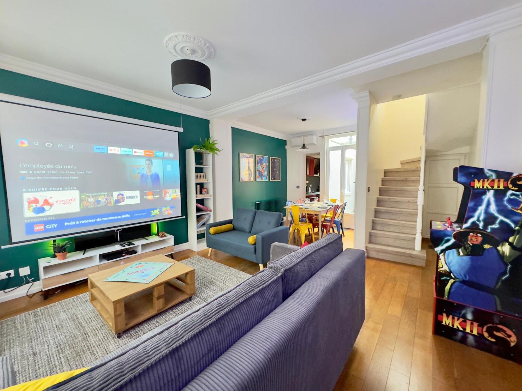 Maison 3Ch - Cinema - Game Room - Parking - Gare อาเมียงส์ ภายนอก รูปภาพ